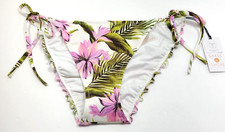 Shade and Shore Ruffle Cheeky Bikini Bottom Size Medium 8-10 NEW