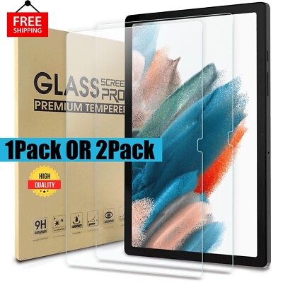 2er Pack Hartglas Displayschutzfolie für Samsung Galaxy Tab S7 S8 S9 S10+ Ultra