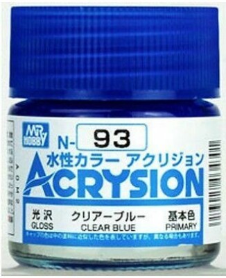Mr Hobby - Gunze N-093 - Acrysion (10 ml) Clear Blue - Neu