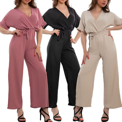 Damen Overall eleganter Overall Hose Bandeau Jumpsuit TOOCOOL JL-6457