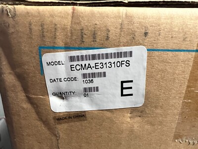 Delta ECMA-E31310FS Servo Motor New One Expedited Shipping ECMAE31310FS