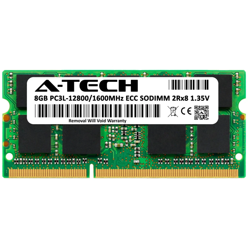 8GB PC3L-12800 ECC SODIMM (Samsung M474B1G73EB0-YK0 Equivalent) Memory RAM - Image 2 of 4