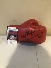 MICHAEL CARBAJAL CHIQUITA GONZALEZ SIGNED AUTOGRAPH BOXING GLOVE JSA COA HOF MICHAEL CARBAJAL CHIQUITA GONZALEZ SIGNED AUTOGRAPH BOXING GLOVE JSA COA HOF