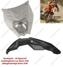 Masque De Phare Universel One Felix Homologué Blanc Et Garde-Boue Noir