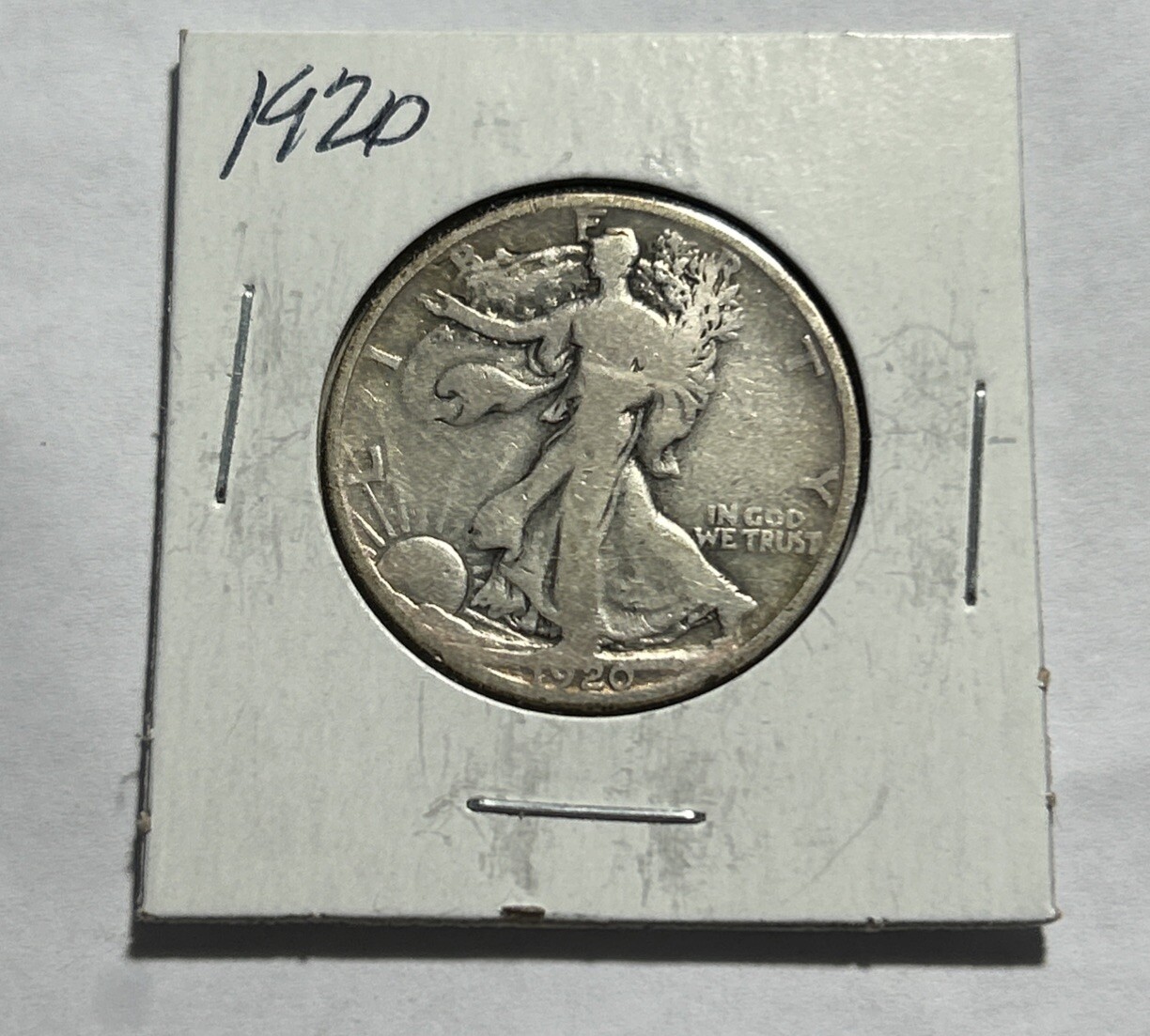 Medio dólar de plata Liberty Walker 1920 Estados Unidos “Filadelfia” como nuevo buena moneda antigua