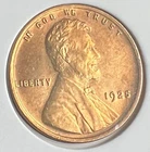 1925-P SHARP GEM RED BU wheat penny LINCOLN CENT GEM RED UNC ~LQQK!~