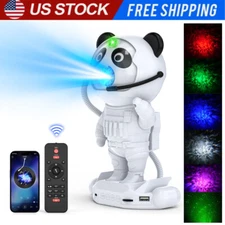 Galaxy Night Light Panda Star Projector Club Laser W/Remote + Bluetooth Speakerw