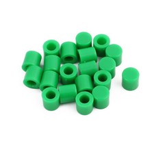 20Pcs Round Shaped Tactile Button Caps Covers Green for 6x6mm Tact Switch