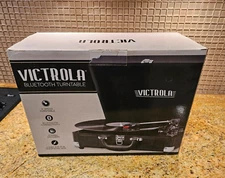 Victrola BT Suitcase Record Player With 3 Speed Turntable