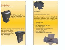 Piano legs and pedal lyre  moving bags excellent