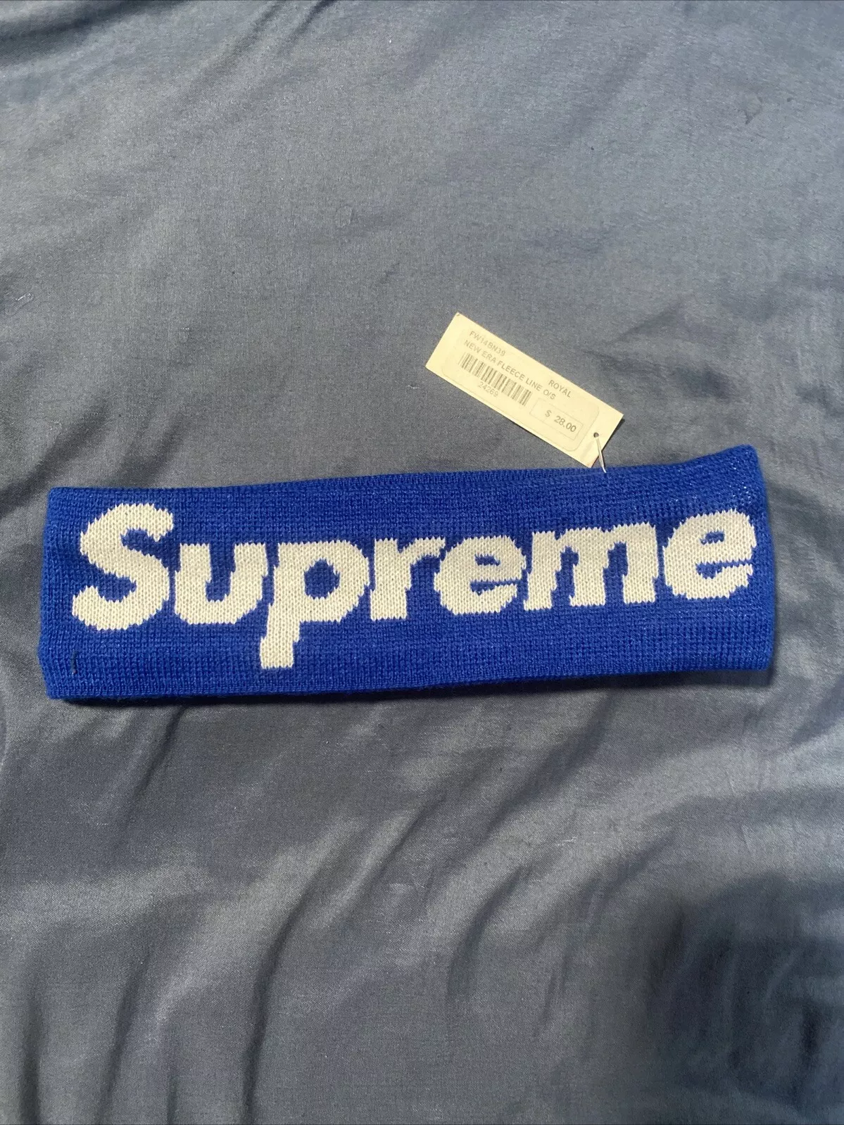 Bandeau ligne polaire Supreme New Era Royal FW14