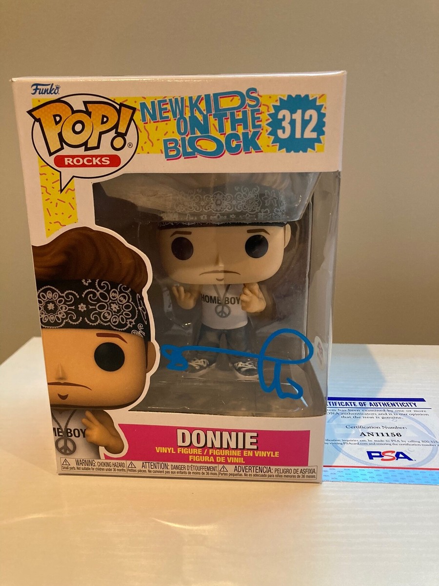 Donnie Wahlberg New Kids On The Block #312 Signed Funko Pop PSA