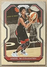 ANGEL McCOUGHTRY, 2021 PANINI PRIZM CARD IN MINT CONDITION ! WNBA STAR !