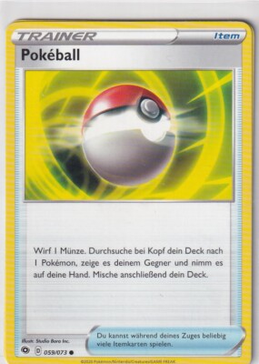 Pokemon Card Way of the Champ No. 59/73 Pokeball German