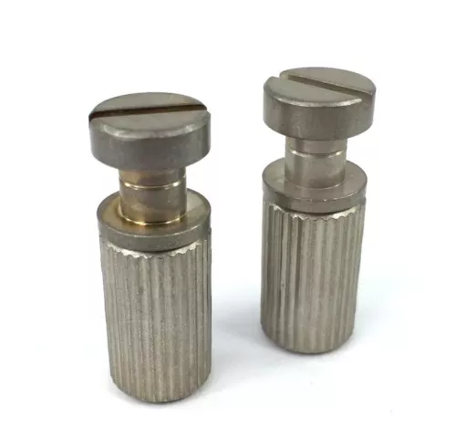 Aged/Relic Finish SAE Stop Tailpiece Studs & Inserts for USA Gibson® TP-0455-007