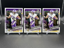 2023 Donruss Optic #121 Alexander Mattison Minnesota Vikings Lot Of 3 Cards