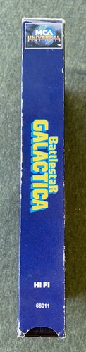 Battlestar Galactica VHS Sci-Fi Richard Hatch MCA Home Video Lorne Greene Movie - 第 4/6 張圖片