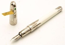 Stratton S.T. Dupont Füllfederhalter Line D – Medium Schwarz/gold, Mit Clip, Elegantes Design