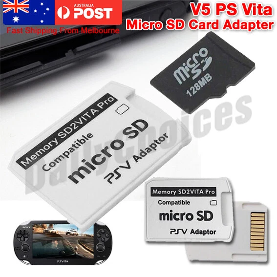 raya Exención Goma For PS VITA 3.60 Henkaku Memory Card PSVITA SD2VITA PSV Micro SD Adapter  5.0 | eBay