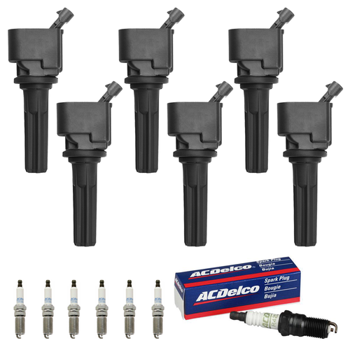 Ignition Coil & ACDelco Iridium Spark Plug for GMC Envoy Canyon Hummer