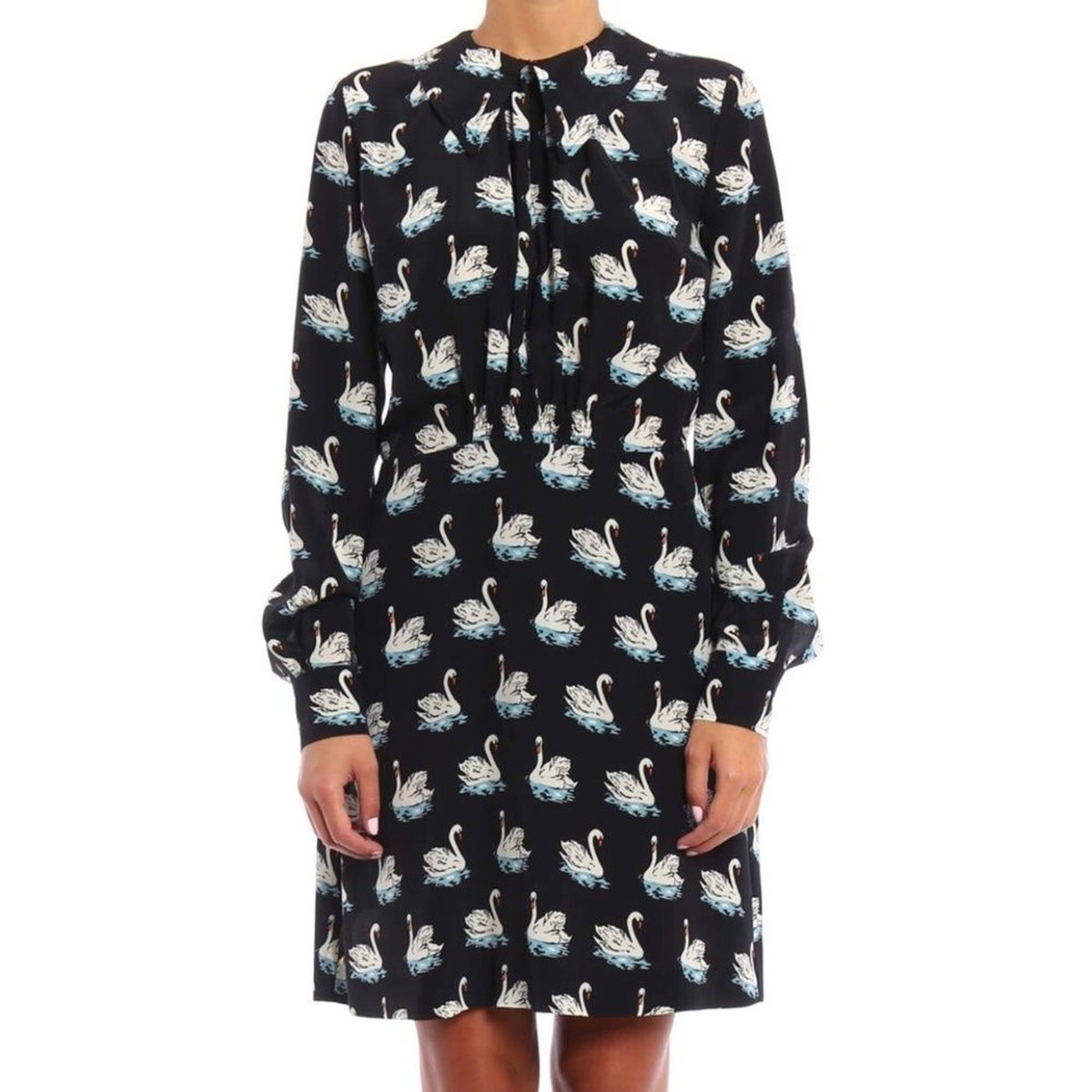 NWOT Stella McCartney swan print silk dress | eBay NWOT Stella McCartney swan print silk dress | eBay