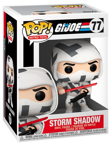 Funko POP! Retro Toys G.I. Joe #77 Storm Shadow - New, Mint Condition - Picture 2 of 3