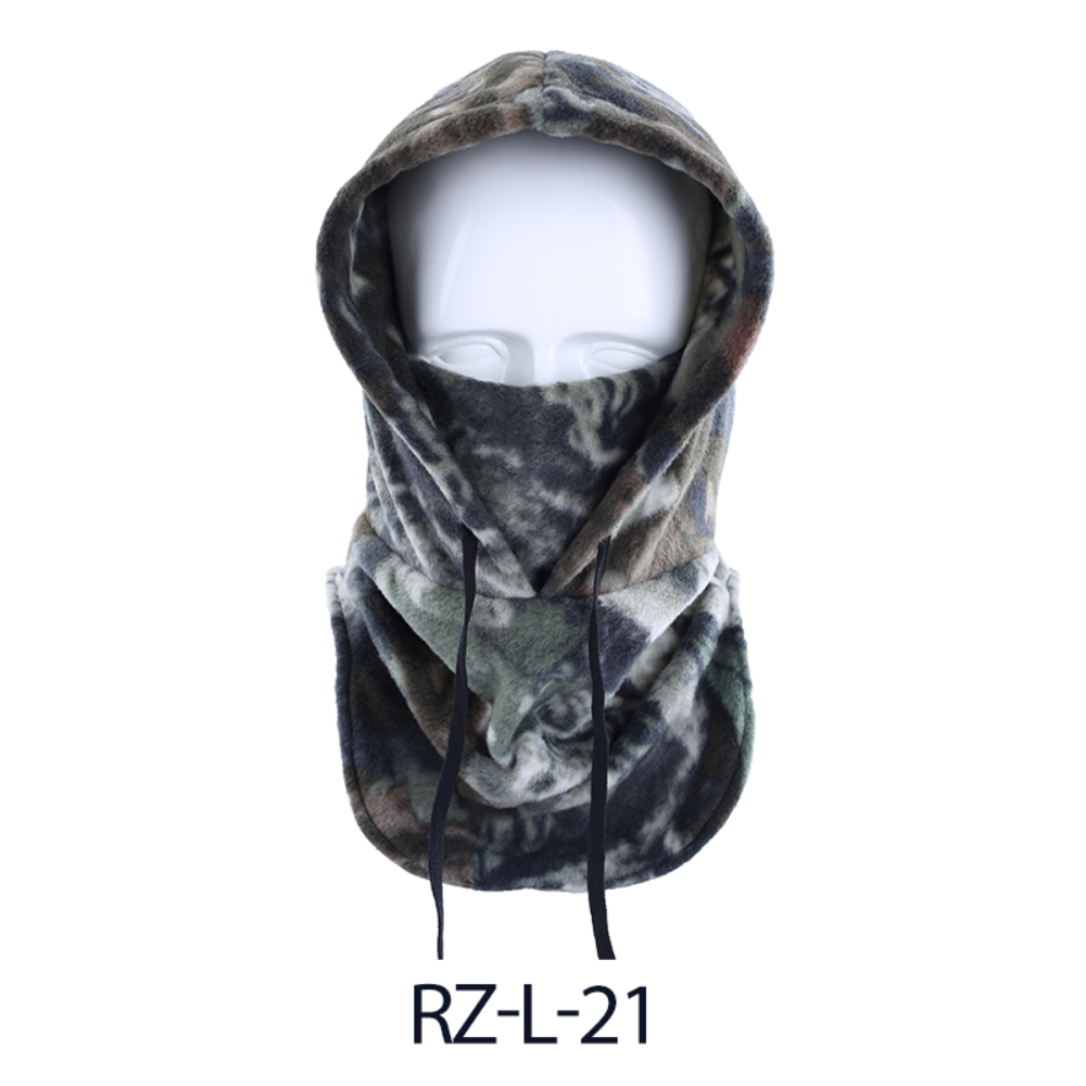 Winter Fleece Adjustable Drawstring Ski Windproof Full Face 