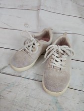 OshKosh B'gosh Girl Toddler SZ 6 Pana Khaki Shoes Os24co5h With Glitter