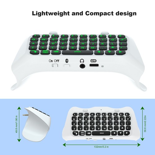 Mini Keypad Chatpad Built-in Speaker Wireless Gaming Keypad for PS5 Elite Handle - Picture 10 of 10