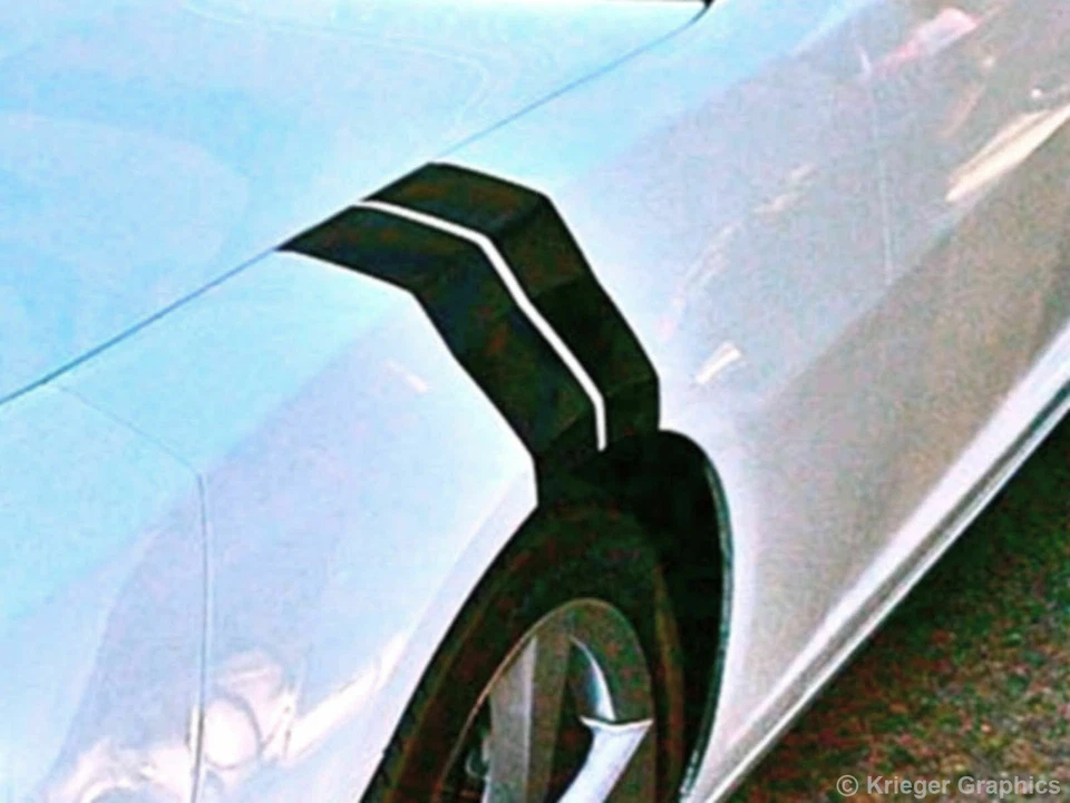 Calcomanías de barra de guardabarros Hash Mark Stripes 3M Grand Sport para Pontiac Grand Prix Foto 2 de 4