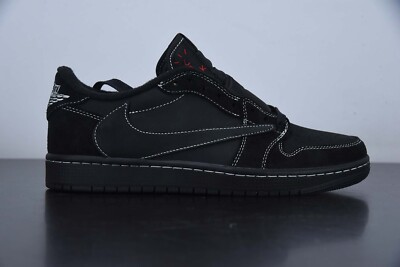 Travis Scott x Jordan 1 Low OG Triple Black_Phantom DM7866-001