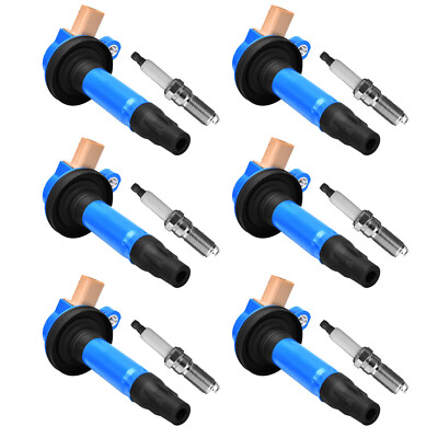 For 11-17 Ford F-150 FX2 3.5L V6 Premium Racing Ignition Coil Set & Spark Plug