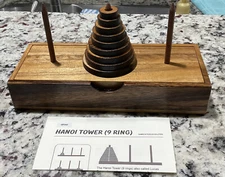 Hanoi Tower 9 Ring Puzzle Game By Bsiri Games