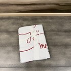 Pottery Barn Sentiment Standard Pillowcases Set Of 2 White Red Holidays NWOT