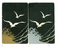 Two Single Vintage ID Animals, Birds, "Seagulls" Playing Cards BI 8-88 A, B