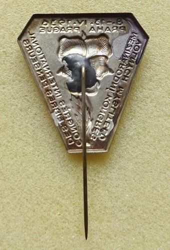1936 International FREE THOUGHT Association Congress PIN BADGE Libre Pensée RARE - Picture 2 of 2