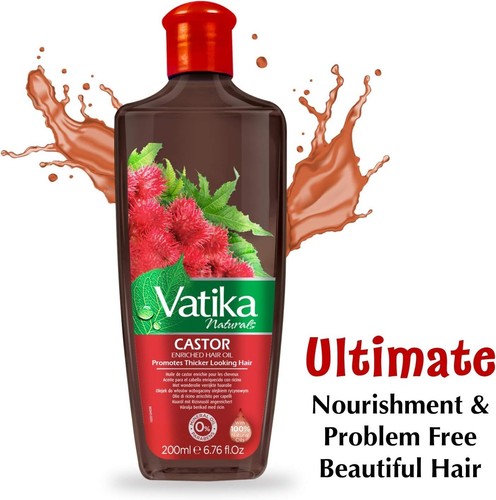 Vatika Naturals Multivitamin Castor Hair Oil 200ml - Picture 4 of 6