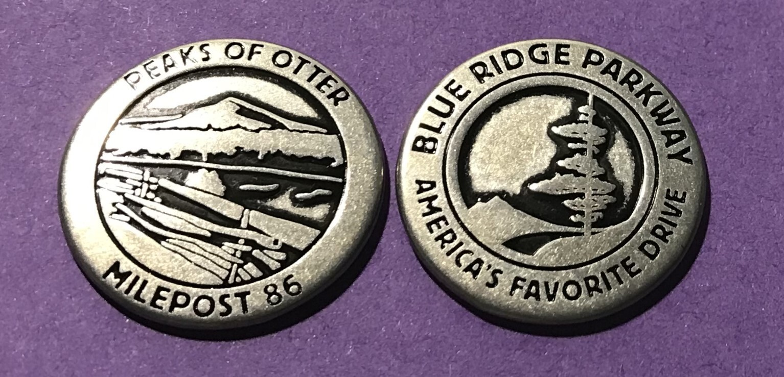Blue Ridge Parkway Peaks of Otter Collectible Token | eBay
