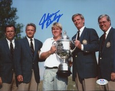 John Daly Signed 8x10 Photo PSA COA A2