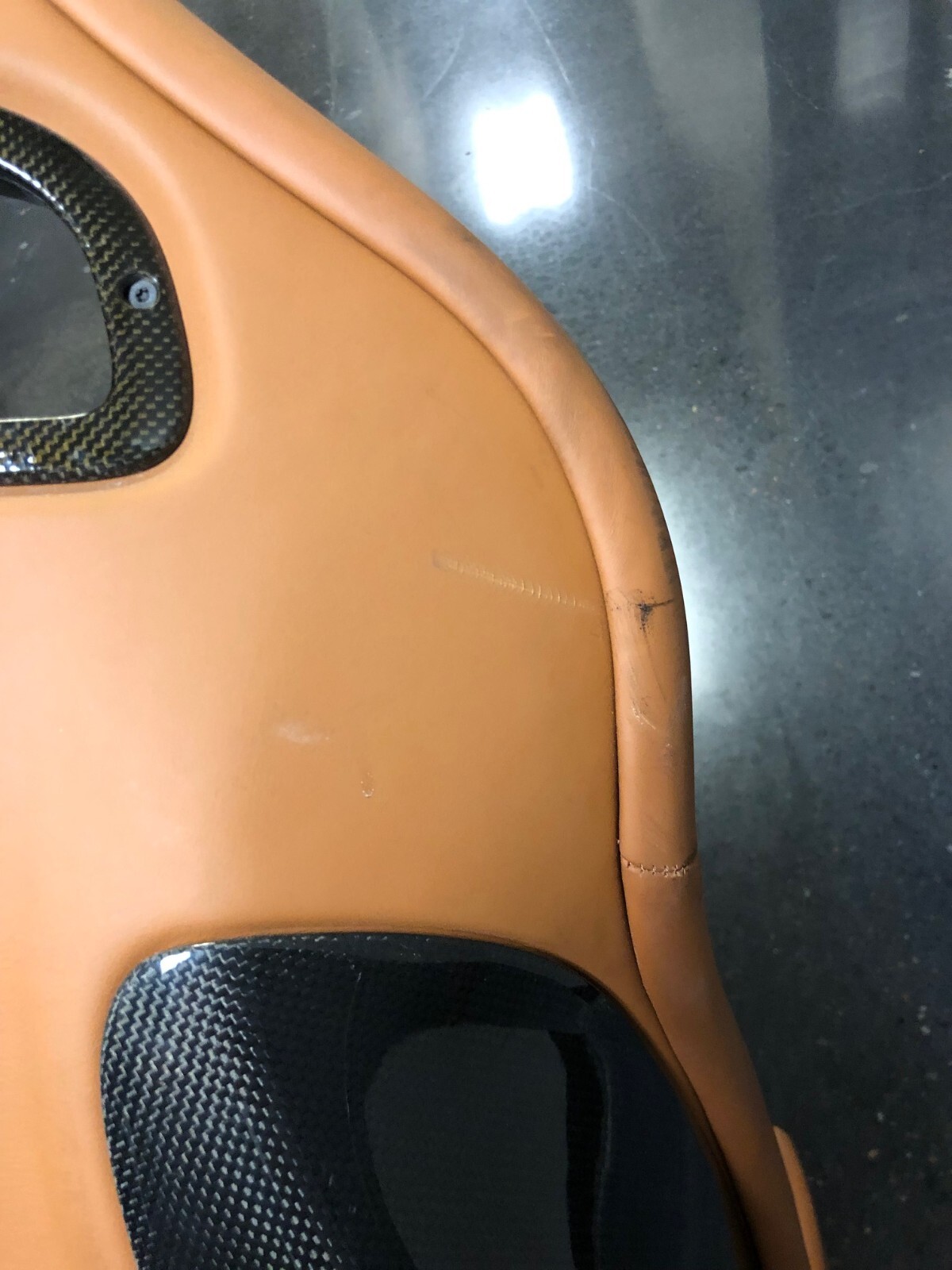 Ferrari 599 GTB, LH, Carbon Fiber Seat, Full Electric, Cuoio, Used, P/N 694536