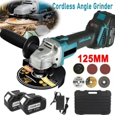 Cordless 4-1/2 Power Angle Grinder for Makita 18V Max Battery Brushless 9000 RPM