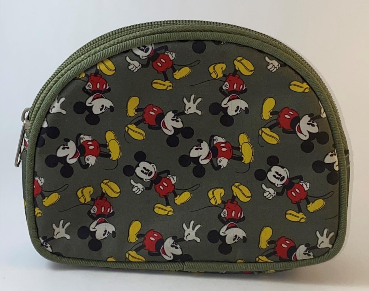 Disney Mickey Mouse Small Cosmetic Personal Care Zippered Bag