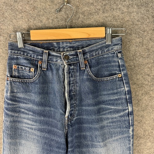 Vintage Levis Jeans W28 L34 Blue 1997 Orange Tab 891 Regular Fit Taper - Picture 8 of 11