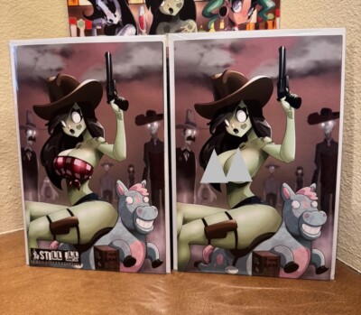 Dan Mendoza   Still Ill Comics Dallas Exclusive RARE 2 Book Set NM W/Top Loaders