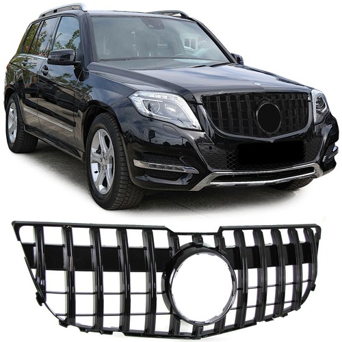 Calandre Sport Noir Brillant Pour Mercedes GLK X204 Facelift - Avant, Compatible, Design Racing