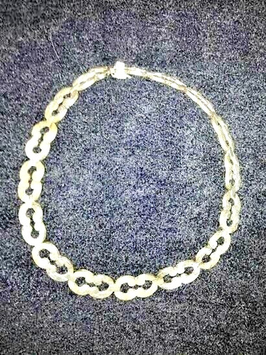 Vintage Sterling Silver Choker Taxco-Signed RJH - Necklace Mexico - Heavy