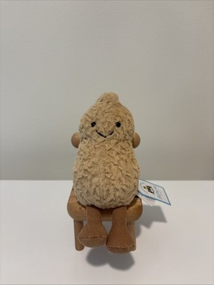 Jellycat AMUSEABLE PEANUT Plush Authentic NWT, Chair Not Included