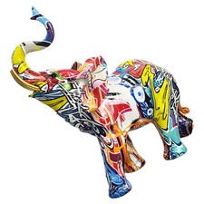  Statue elefante resina artigianato figura elefante ornamento decorazione