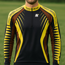 Long Sleeve Cycling Jersey - Team Eagle Knob - BORAH - Size Large - Made in USA