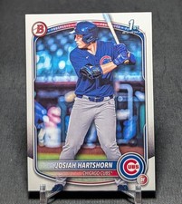 Josiah Hartshorn 1st Prospect Rookie 2025 Bowman Draft Card #BD-21 Chicago Cubs